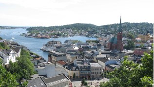 Utsikt over Arendal